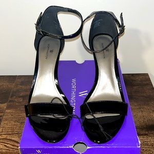 NWT Worthington 8.5M Black Patent Leather Heels
